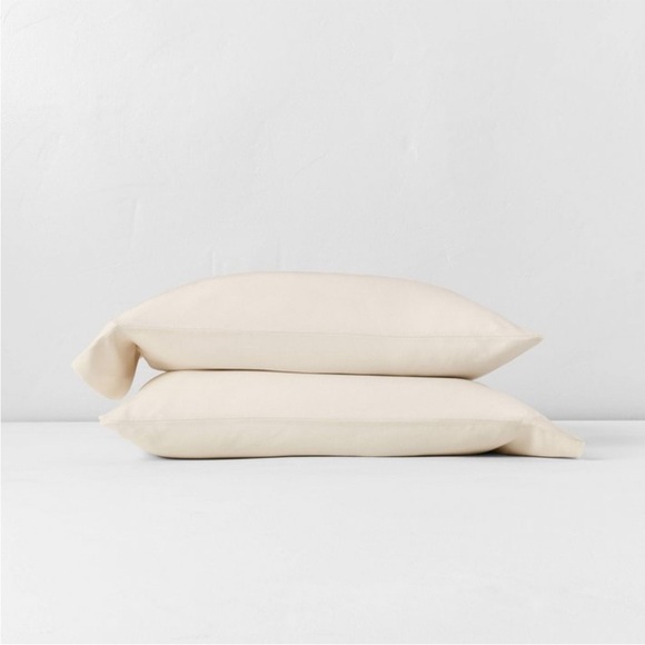 King Linen Blend Pillowcase Set Natural
- Casaluna - Picture 1 of 5